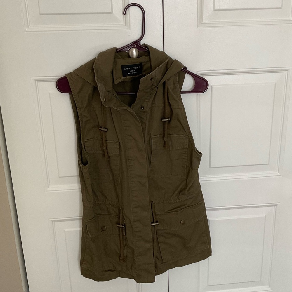 Olive Green Vest
